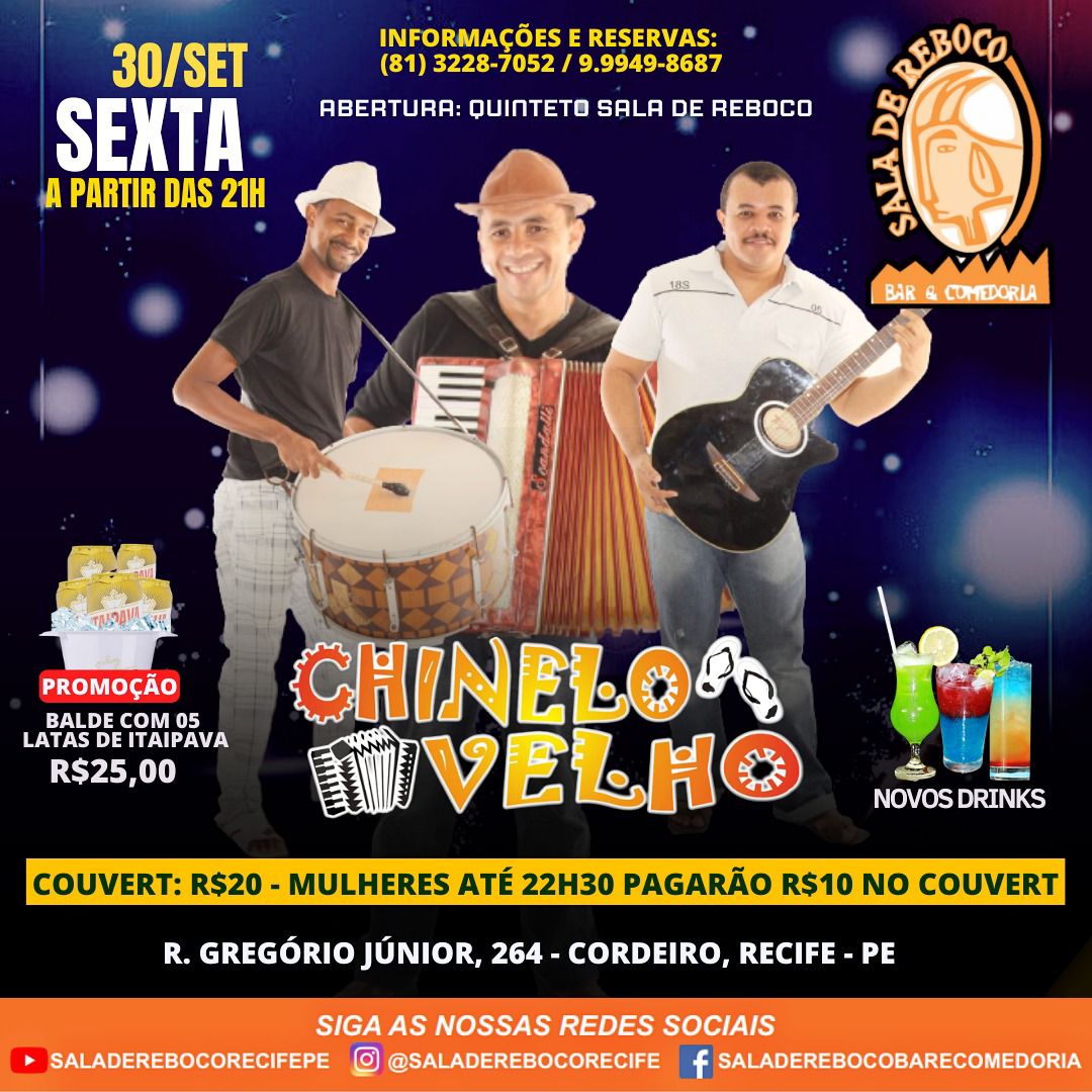 Sala de Reboco - Show da Banda Chinelo Velho