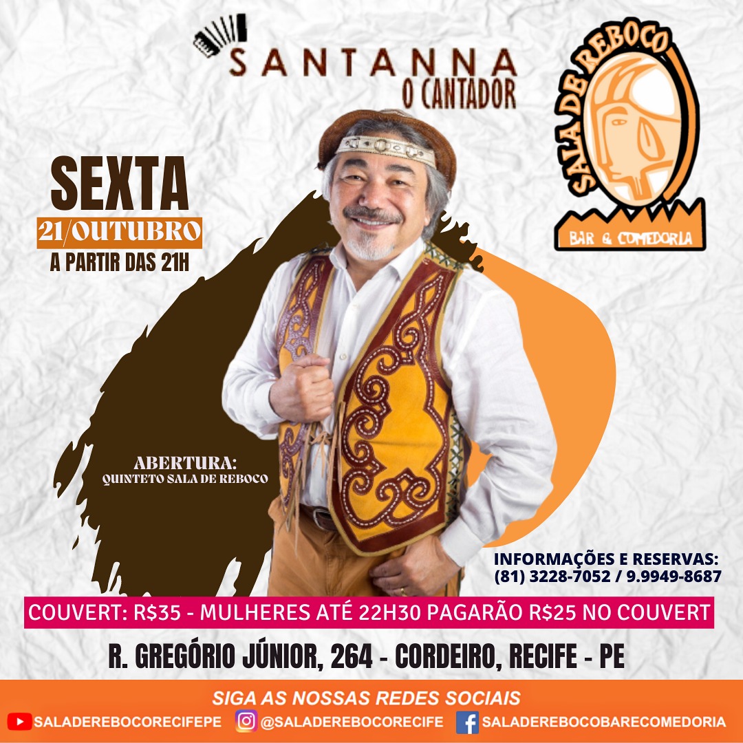 Sala de Reboco - Santanna O Cantador