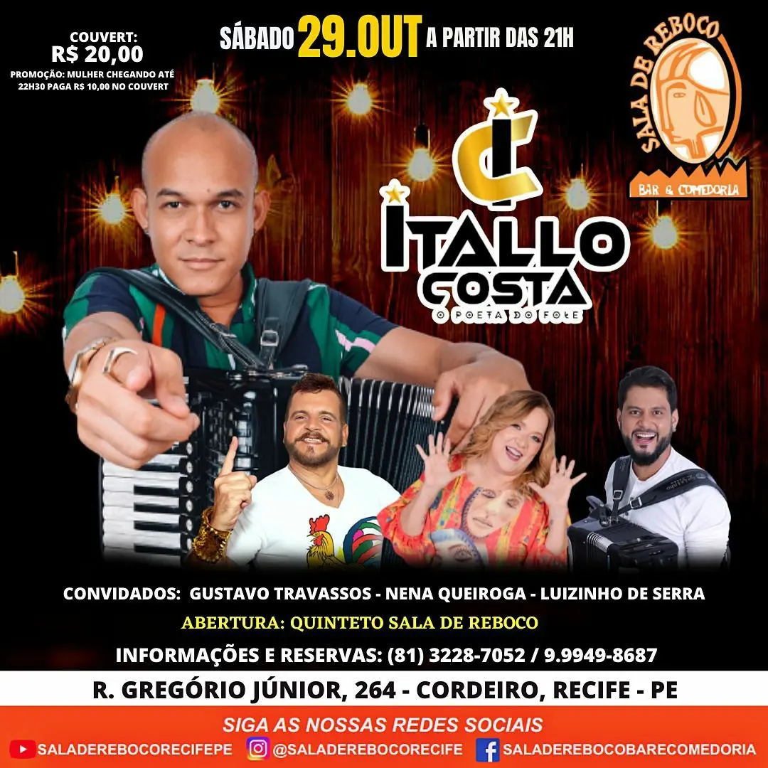 Sala de Reboco - Show de Itallo Costa