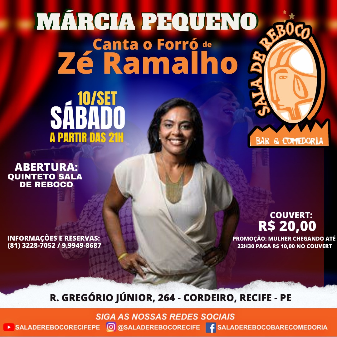 Sala de Reboco - Márcia Pequeno canta Zé Ramalho