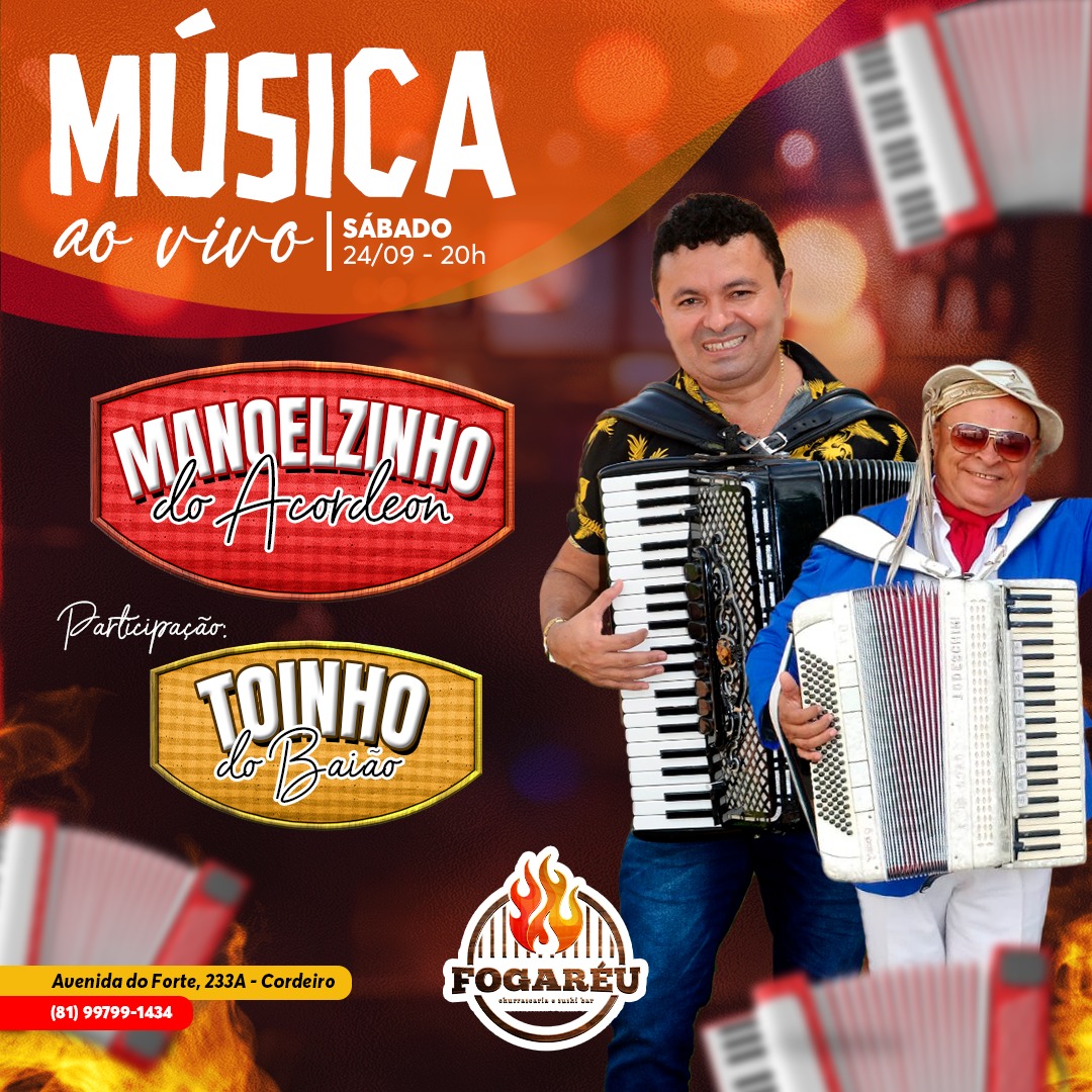 Fogareu - Manoelzinho do Acordeon