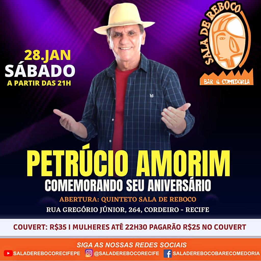 Sala de Reboco - Show de Petrucio Amorim